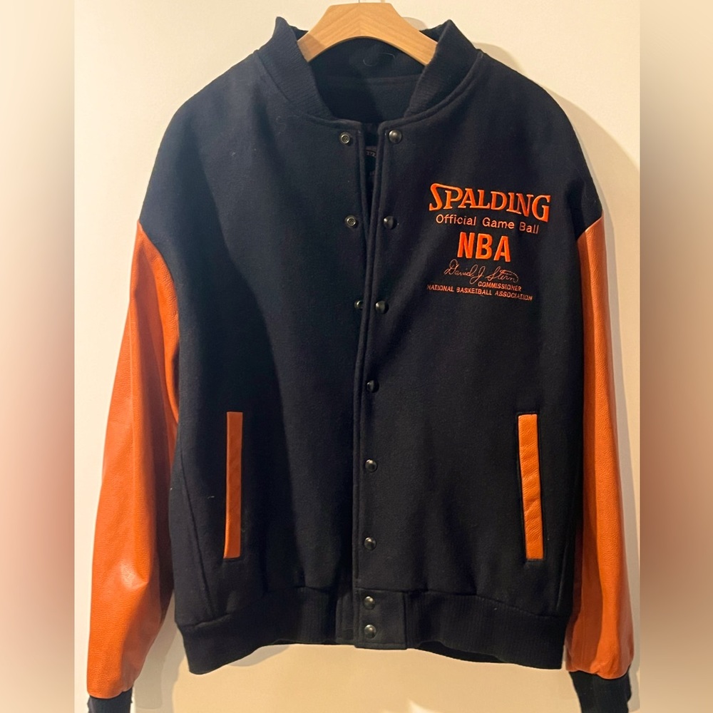 Spalding Varsity style jacket L